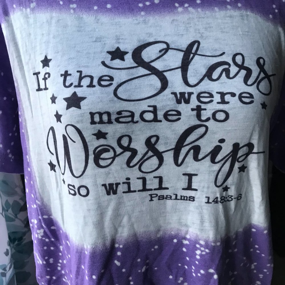 "If the Stars Were Made to Worship" Tee-Shirt, NEW (NWOT) Size Large (L)
